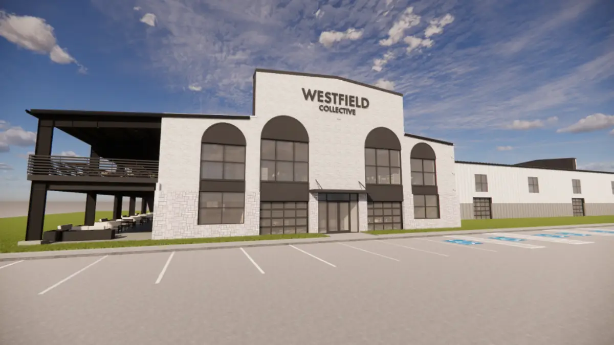 Westfield Collective exterior rendering