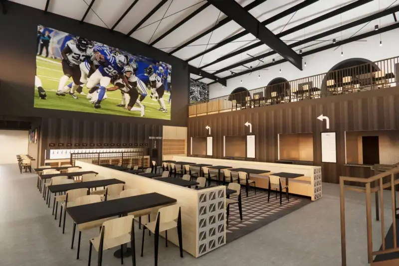 Westfield Collective dining area